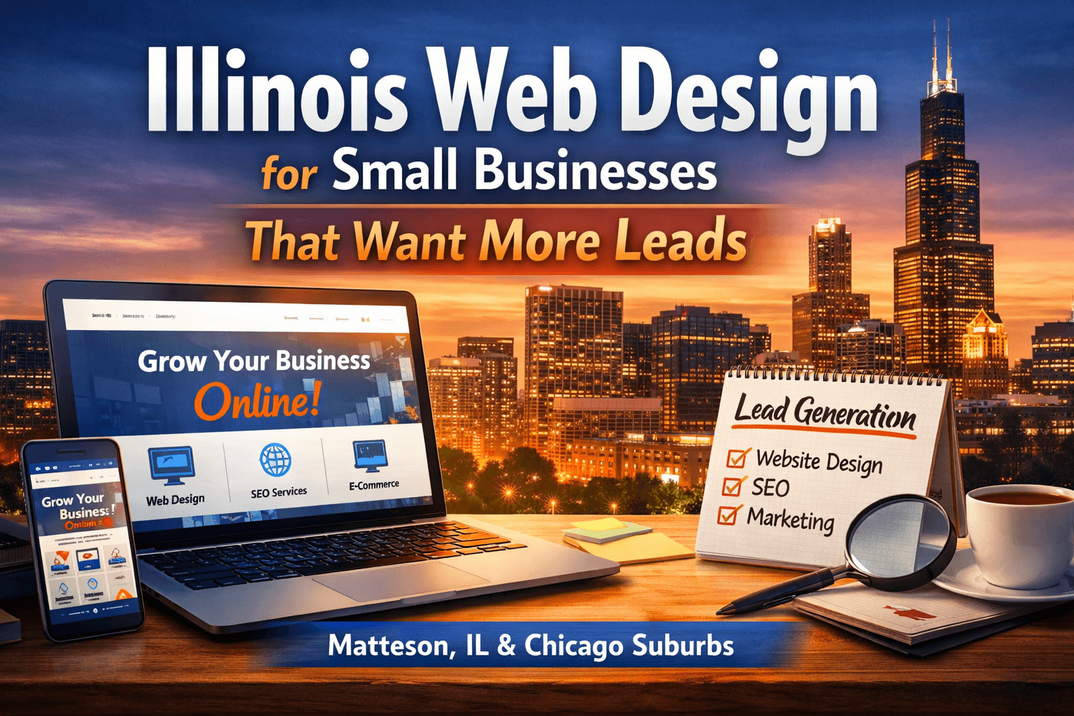 Illinois web design services for businesses