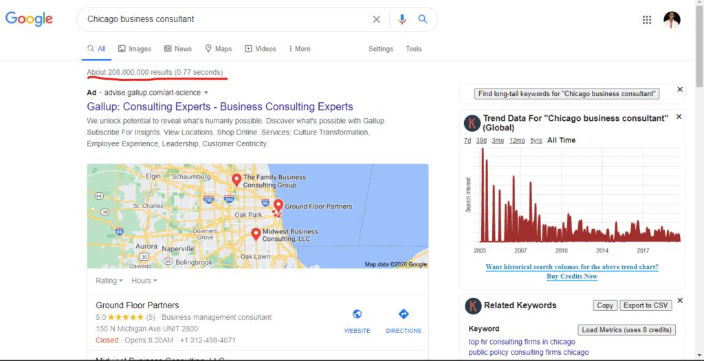Consulting Web Page