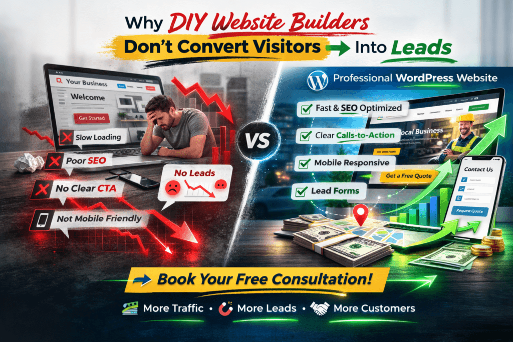 DIY vs professional website comparison