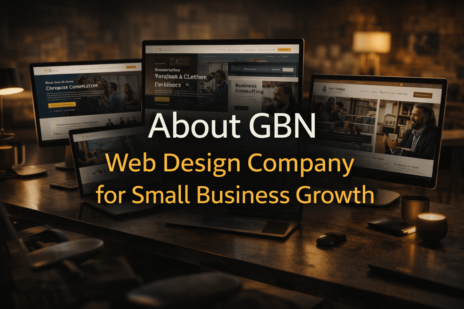 GBN Web Development workspace for local web design and SEO
