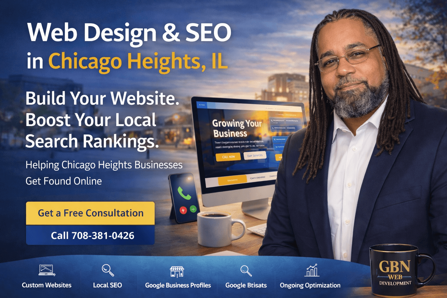Web design & SEO in Chicago Heights