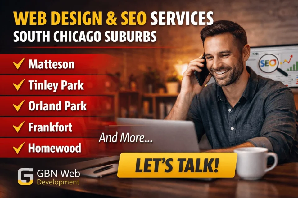 Web design and local SEO services for Chicago suburb small businesses