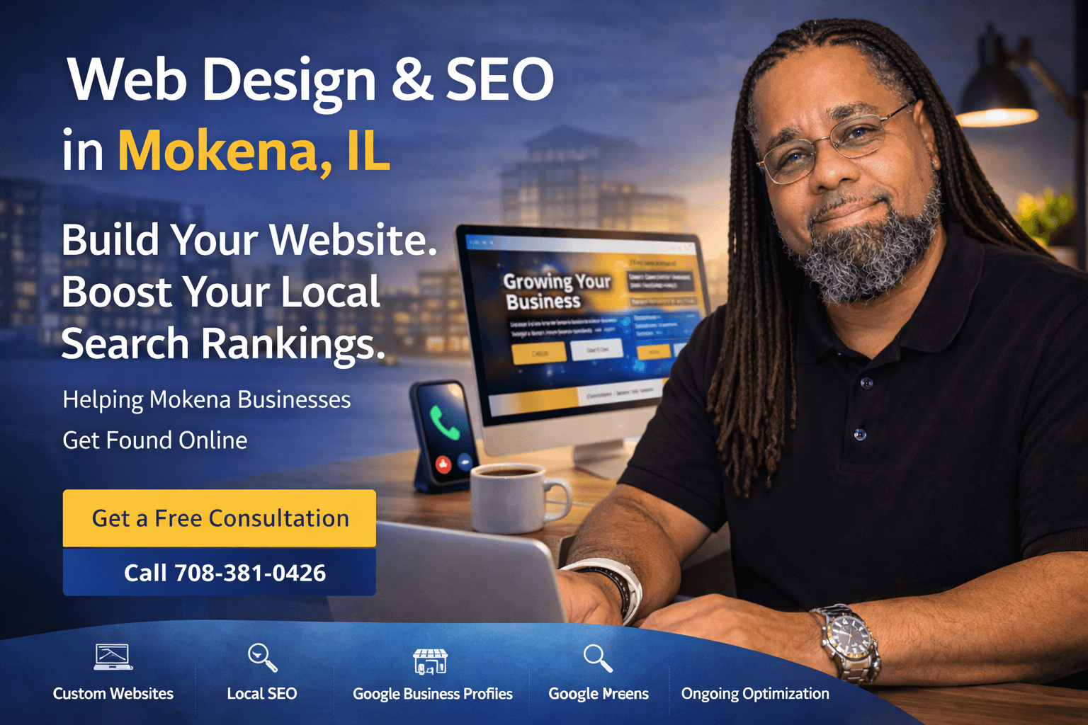 Web design and SEO services in Mokena
