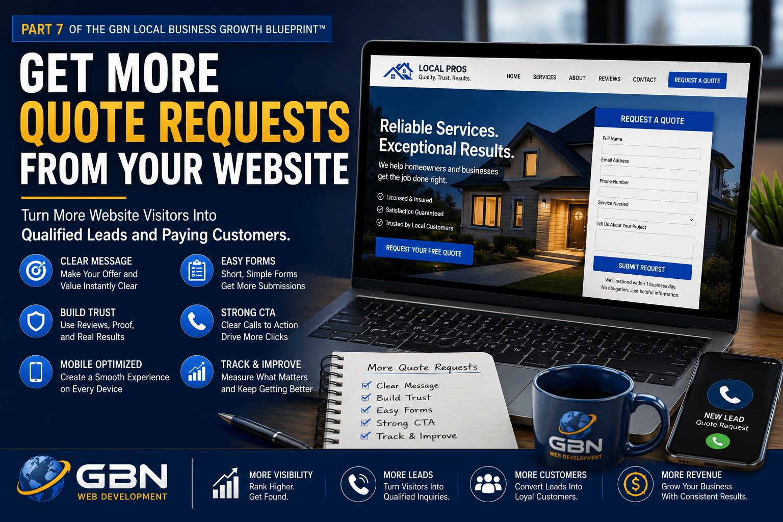 Get More Quote Requests From Your Website