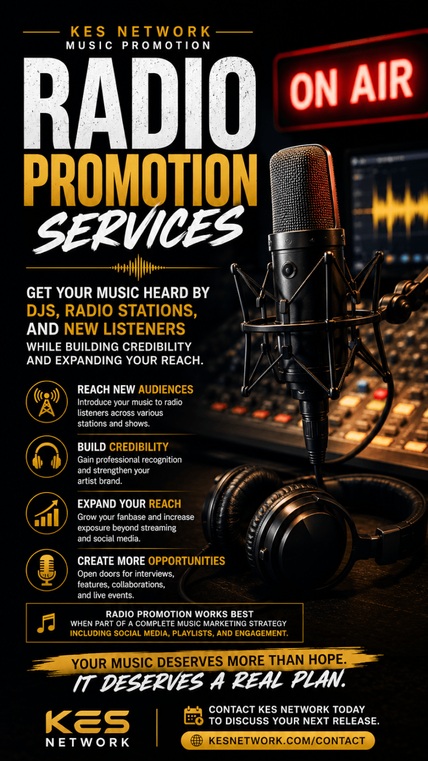 KES Network radio promotion and music marketing content